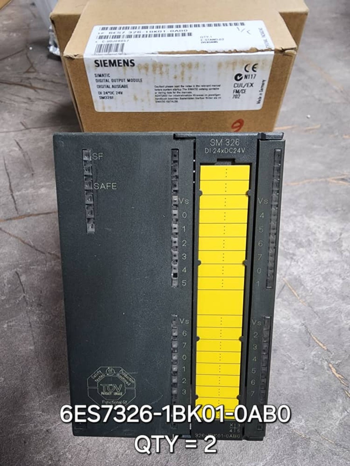 ماژول دیجیتال ایمنی زیمنس SM326 با کد 6ES7326-1BK01-0AB0