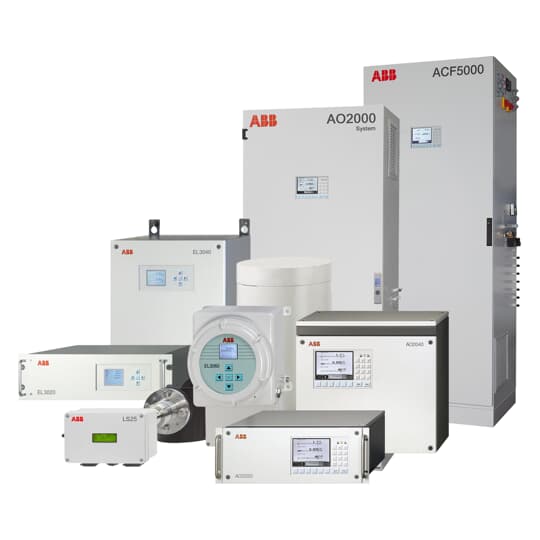 مجموعه آنالایزرهای گاز ABB Advance Optima و EasyLine