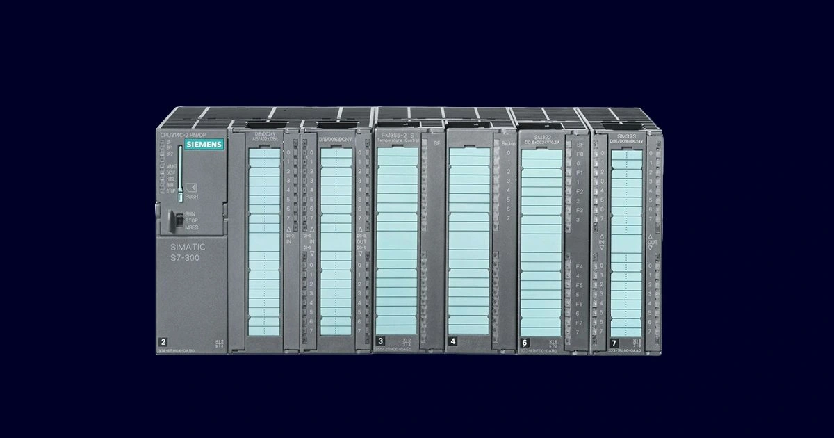 نمونه تجهیزات اتوماسیون Siemens؛ تصویر معرفی گروه تجهیزات